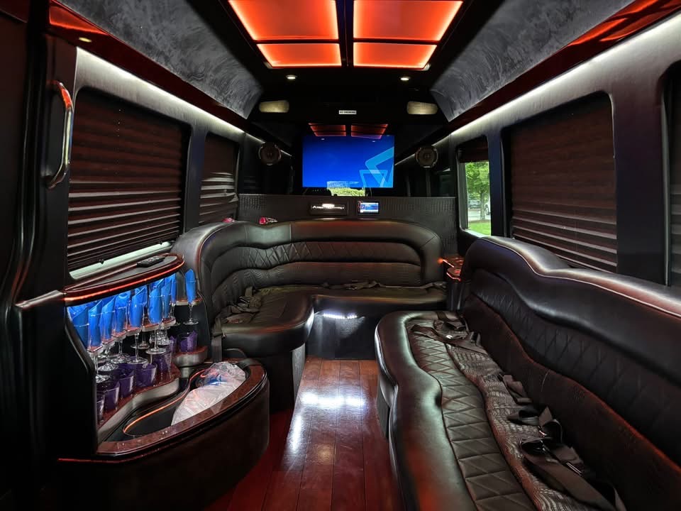 Party Bus Sprinter interior